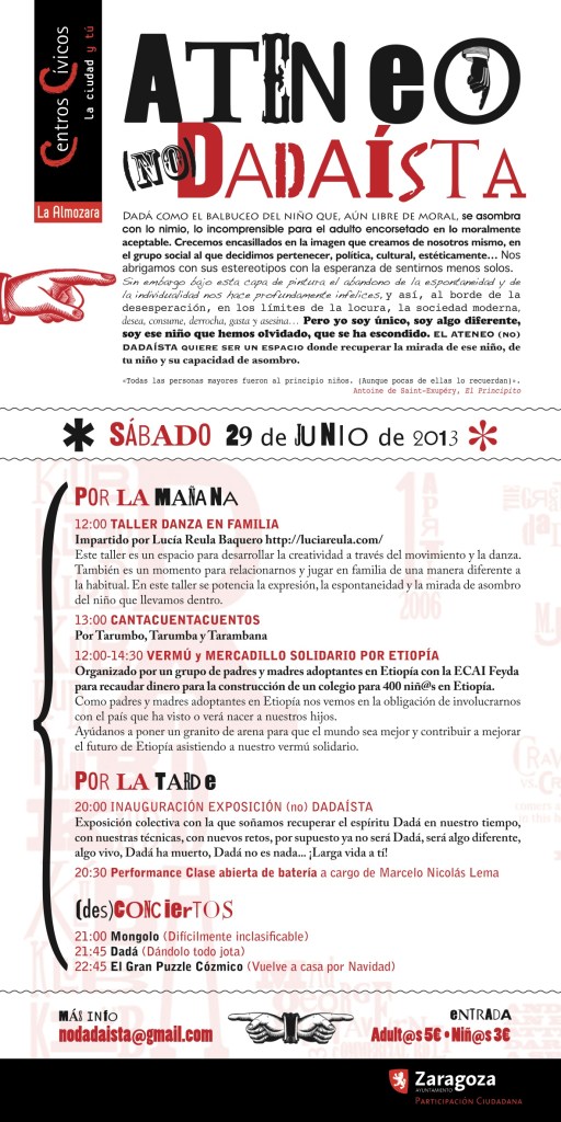 Cartel Ateneo No Dadaista